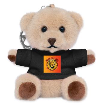 Roar like a Lion - Porte-clés ourson - noir - Devant