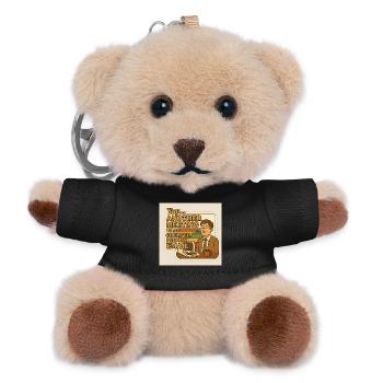 Ein Meeting, das eine E-Mail hätte sein können - Teddy Schlüsselanhänger - Schwarz - Vorne