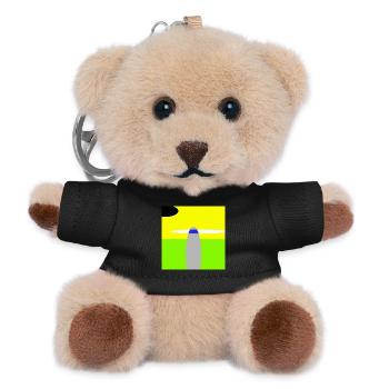Space Landscape - Teddy Keyring - black - Front