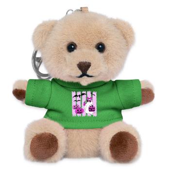 Fashion Ghost - Teddy Keyring - green - Front