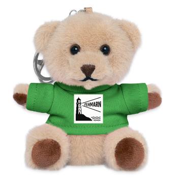 Fehmarn - Teddy Schlüsselanhänger - Grün - Vorne