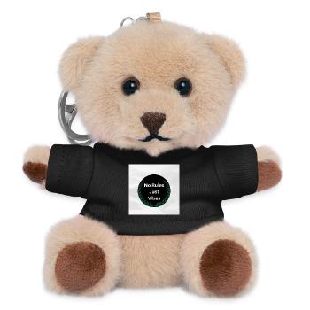 Pas de règles, juste des vibrations - Porte-clés ourson - noir - Devant