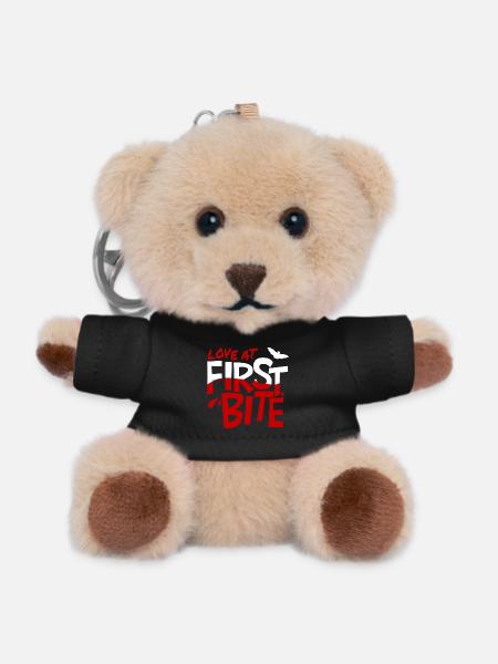 Love_at_first_bite - Teddy Keyring - black