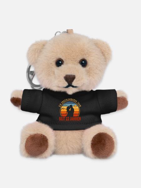 22 ans d’équipe Couple Cadeau d’Amour Imbattable - Porte-clés ourson - noir