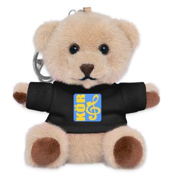DRIVE CAT - Teddy Keyring - black - Front