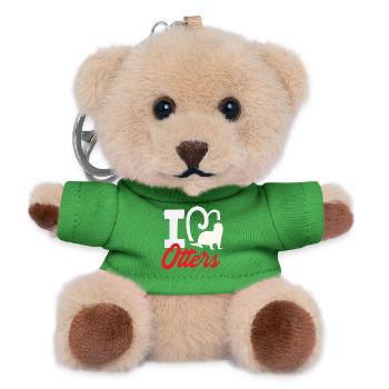 I Heart Otters Seeotter Cartoon - Teddy Schlüsselanhänger - Grün - Vorne