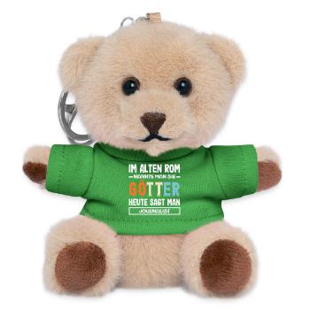 Investigativer Reporter Journalisten Götter Spruch - Teddy Schlüsselanhänger - Grün - Vorne