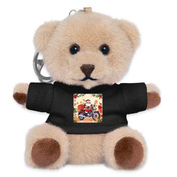 Powered by Gingerbread & Gasoline - Teddy Keyring - black - Front