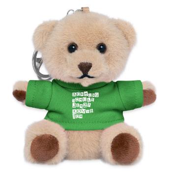 Attention school, here I come - Teddy Keyring - green - Front