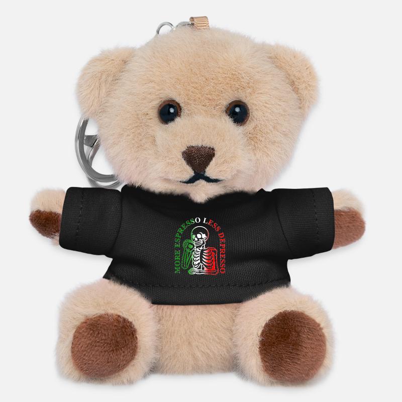 Espresso - Teddy Schlüsselanhänger - Schwarz