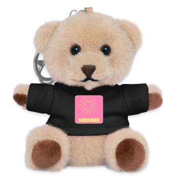 Sunshine - Teddy Keyring - black - Front