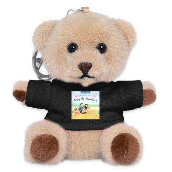 Family First – Heartwarming Family Love Des - Porte-clés ourson - noir - Devant