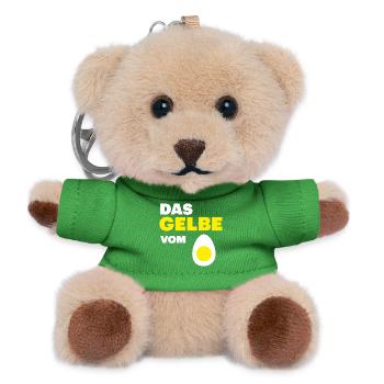Chicken Fans - Rooster - Rooster - Egg yolk - Teddy Keyring - green - Front
