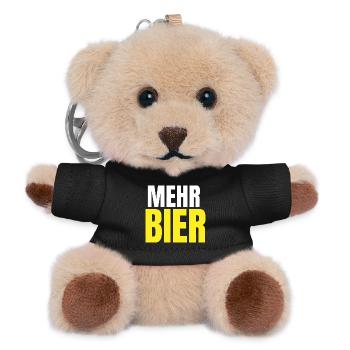 Mehr Bier Frühlingsfest 2026 – Lustiges Bier Fest - Teddy Schlüsselanhänger - Schwarz - Vorne