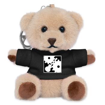Rock against the Machine - Teddy Keyring - black - Front