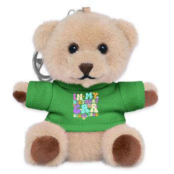 Cadeau rétro vintage pour 40 ans - Porte-clés ourson - vert - Devant