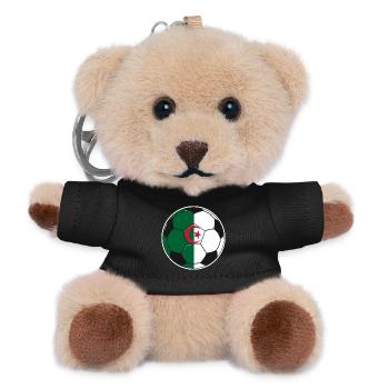 Football - Team Algeria - Teddy Keyring - black - Front
