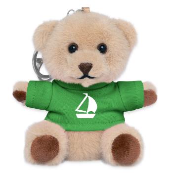 Segeln - Teddy Schlüsselanhänger - Grün - Vorne