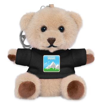 Mount Pamir - Teddy Keyring - black - Front