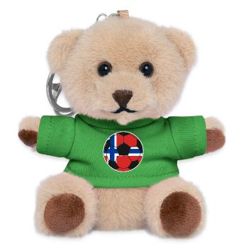 Fußballverein Norwegen - Teddy Schlüsselanhänger - Grün - Vorne