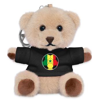 Fußballmannschaft Senegal - Teddy Schlüsselanhänger - Schwarz - Vorne