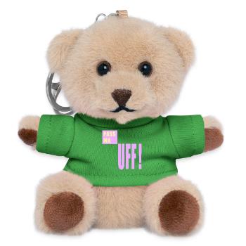 Berlin Watch out Berlinerisch - Teddy Keyring - green - Front