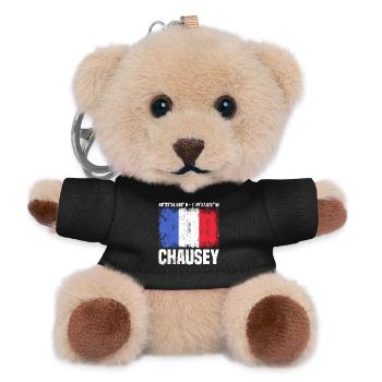 Chausey Coordinates - Teddy Keyring - black - Front
