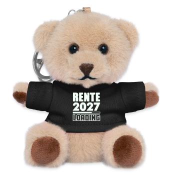 Pension 2027 Loading - Teddy Keyring - black - Front