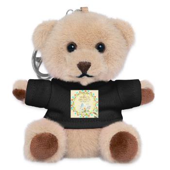 Blossom Ring Brilliance of Light - Teddy Keyring - black - Front