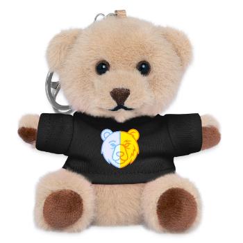 BipolBear - Teddy Schlüsselanhänger - Schwarz - Vorne