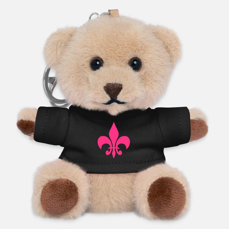 lily - Teddy Keyring - black