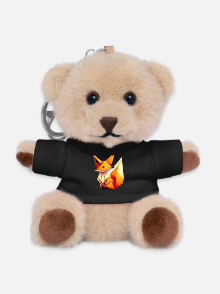 Fuchs - Teddy Schlüsselanhänger - Schwarz