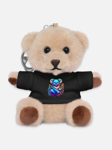 Koala - Teddy Schlüsselanhänger - Schwarz