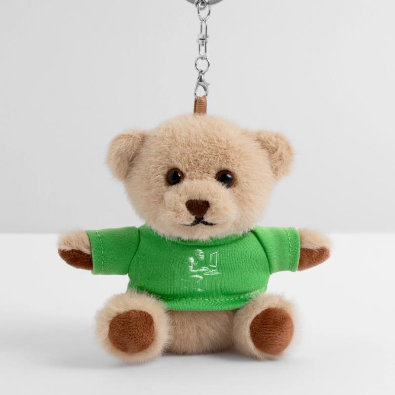 Digital Coder Homo Erectus gift Teddy Keyring