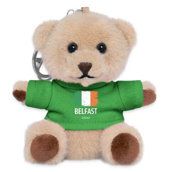 Belfast - Teddy Schlüsselanhänger - Grün - Vorne
