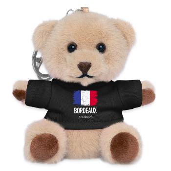 Bordeaux - Teddy Keyring - black - Front
