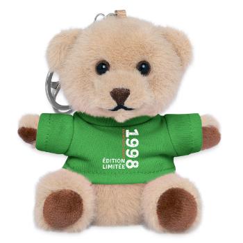1998 Vintage-Typografie-Stil - Teddy Schlüsselanhänger - Grün - Vorne