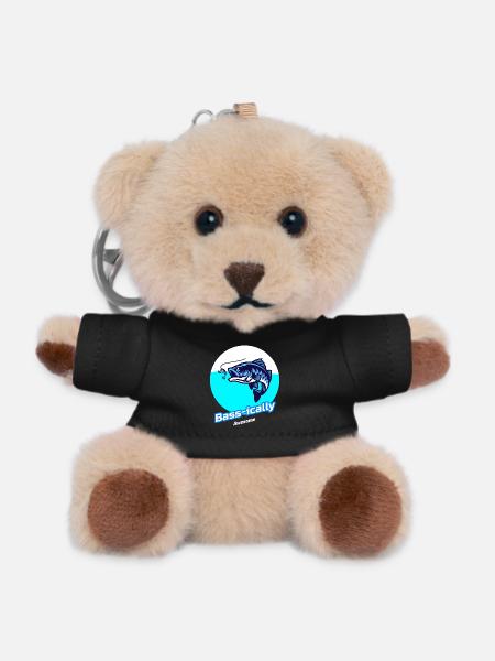 Bass-ically Awesome - Teddy Keyring - black