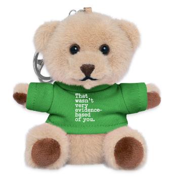 That Wasn't Evidence Based Medizin Labor Nerd Arzt - Teddy Schlüsselanhänger - Grün - Vorne