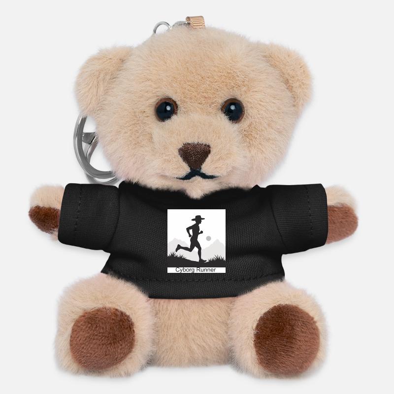 Coureur Cyborg - Porte-clés ourson - noir