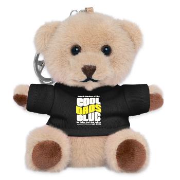 Fête des pères cadeau 2026 - Club des papas cool - Porte-clés ourson - noir - Devant