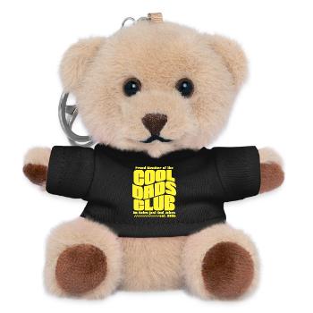 Fête des pères cadeau 2026 - Club des papas cool - Porte-clés ourson - noir - Devant
