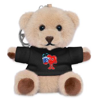 Mucki Riesen-Geschenk - Teddy Schlüsselanhänger - Schwarz - Vorne