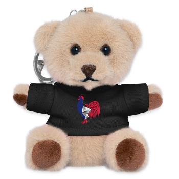 coq flexo - Porte-clés ourson - noir - Devant