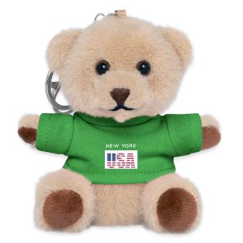 New York, United States, United States T-Shirt NYC - Teddy Keyring - green - Front