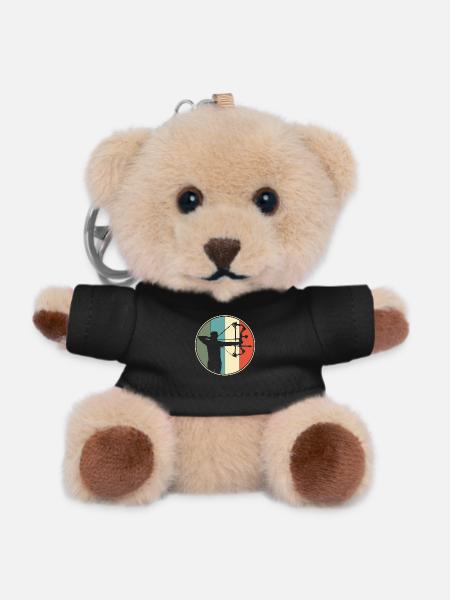 Archery Archery Retro - Teddy Keyring - black