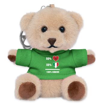 L'Italie et le Maroc génie / Cadeau - Porte-clés ourson - vert - Devant