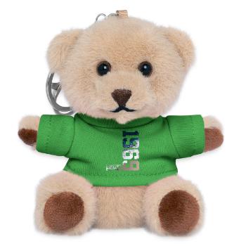 57TH BIRTHDAY LIMITED EDITION 1969 - Teddy Keyring - green - Front