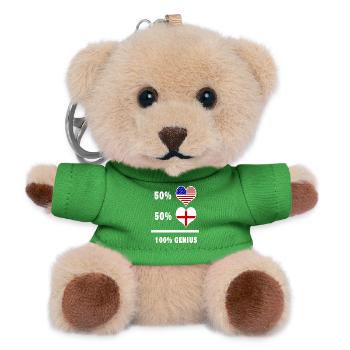 Angleterre et USA Genius / cadeau - Porte-clés ourson - vert - Devant