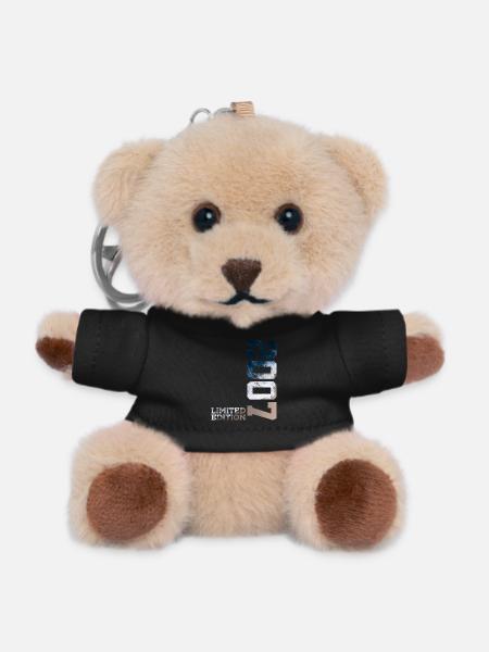 19. GEBURTSTAG LIMITED EDITION 2007 - Teddy Schlüsselanhänger - Schwarz